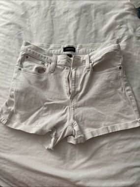 J. Crew White Denim Cutoff Shorts
